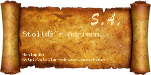 Stollár Adrienn névjegykártya